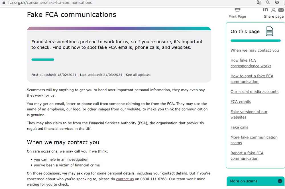 Cómo verificar la licencia FCA de un bróker: lista de verificación